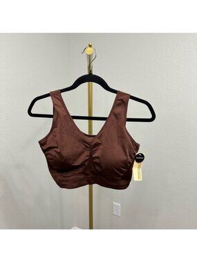 Truekind Everyday Throw On Wireless Bralette Padded Bra Womens Plus Size 3XL NEW